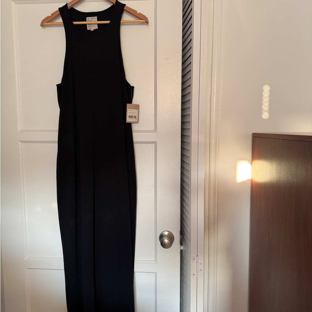 For Days - Elegant Black Sleeveless Dress / zero waste organic cotton